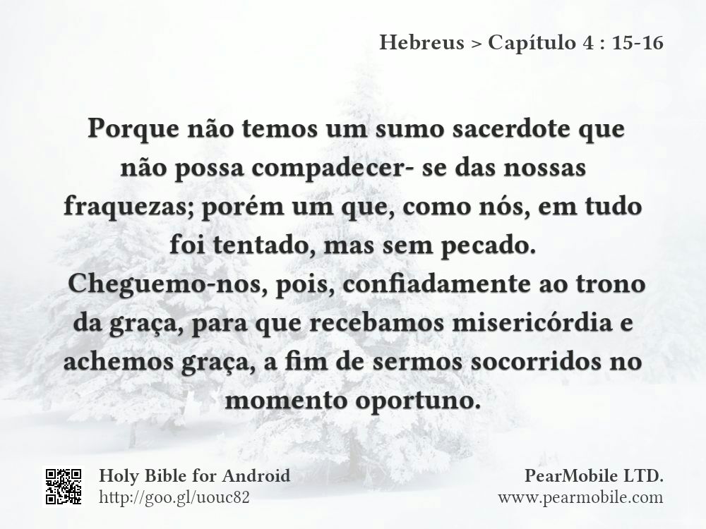 Hebreus, Capítulo 4:15-16